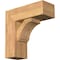 Ekena Millwork Imperial Block Smooth Bracket w/ Offset Brace, Western Red Cedar, 7 1/2"W x 20"D x 20"H BKT0806X20X20IMP05SWR - alternate 1
